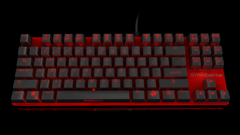 Teclado inalámbrico Ozone Strike Battle. Foto: Ozone Gaming.